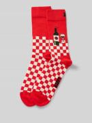 Happy Socks Socken mit Label-Stitching Modell 'Wine And Dine' in Rot, ...