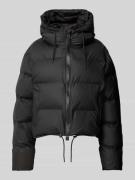 RAINS Steppjacke mit Zweiwege-Reißverschluss Modell 'Alta' in Black, G...