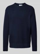 SELECTED HOMME Strickpullover mit gerippten Abschlüssen Modell 'HENNY'...