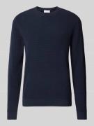 SELECTED HOMME Strickpullover mit gerippten Abschlüssen Modell 'ROSS' ...