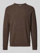 SELECTED HOMME Strickpullover mit gerippten Abschlüssen Modell 'ROSS' ...