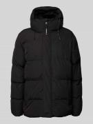 Superdry Steppjacke mit Stehkragen in Black, Größe XL