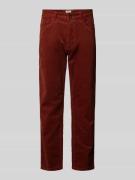 camel active Regular Fit Cordhose im 5-Pocket-Design in Rot, Größe 32/...