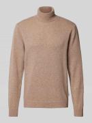 Casual Friday Rollkragenpullover mit Label-Detail Modell 'Karl' in Cam...