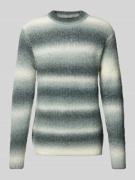 Casual Friday Strickpullover mit Stehkragen Modell 'Karl' in Mittelgra...