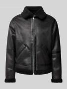 Jack & Jones Jacke mit Umlegekragen Modell 'COLE AVIATOR' in Black, Gr...