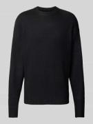 Jack & Jones Strickpullover mit Rundhalsausschnitt Modell 'OLLIE' in B...