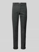 Jack & Jones Slim Fit Chino mit Bügelfalten Modell 'MARCO' in Anthrazi...