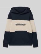 Jack & Jones Loose Fit Hoodie mit Känguru-Tasche Modell 'ELEGACY' in M...