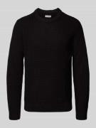 Jack & Jones Strickpullover mit Rundhalsausschnitt Modell 'LIAM' in Bl...