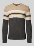 Jack & Jones Strickpullover mit Rundhalsausschnitt Modell 'SANDER' in ...