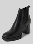 Tamaris Chelsea Boots aus Leder-Mix in Black, Größe 36