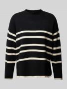 Vero Moda Pullover mit Streifen Modell 'SABA' in Black, Größe S