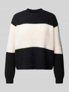 Vero Moda Pullover mit Rundhalsausschnitt Modell 'AGATE' in Black, Grö...