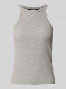 Vero Moda Regular Fit Top aus Baumwoll-Mix Modell 'CHLOE' in Hellgrau ...