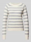 Vero Moda Langärmeliger Strickpullover Modell 'DOFFY' in Ecru, Größe L