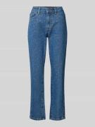 Vila Regular Fit Jeans mit Ziersteinbesatz Modell 'ALICE' in Jeansblau...