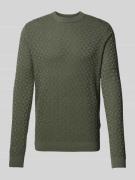 Only & Sons Strickpullover mit Strukturmuster Modell 'KALLE' in Oliv, ...