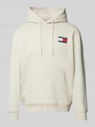 Tommy Jeans Hoodie mit Label-Print Modell 'ESSENTIAL' in Beige, Größe ...