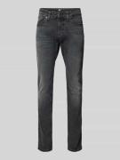 Tommy Jeans Slim Fit Jeans im 5-Pocket-Design Modell 'SCANTON' in Blac...