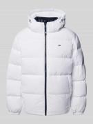 Tommy Jeans Regular Fit Daunenjacke mit Federanteil in Weiss, Größe L