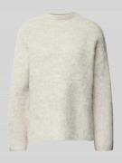 Pieces Comfort Fit Strickpullover mit Woll-Anteil Modell 'MALA'l in He...