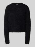 Noisy May Strickpullover aus Teddyfell Modell 'SASSY' in BLACK, Größe ...