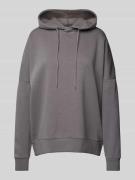 Noisy May Hoodie mit gerippten Abschlüssen Modell 'ALDEN' in Graphit, ...