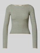 Noisy May Strickpullover mit U-Boot-Ausschnitt Modell 'FINA' in Offwhi...