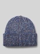 ICHI Beanie mit breitem Umschlag Modell 'ANYA' in Blau, Größe 1