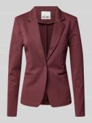 ICHI Slim Fit Blazer mit Paspeltaschen Modell 'KATE' in Bordeaux, Größ...