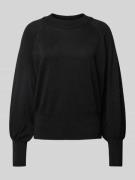 B.Young Strickpullover aus Effektgarn Modell 'MOBBE' in Black, Größe X...