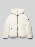 Tom Tailor Regular Fit Steppjacke mit abnehmbarer Kapuze und Kontrastd...