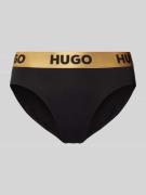 HUGO Slip mit elastischem Logo-Bund in Gold, Größe L