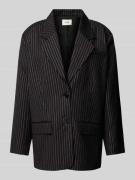 Gestuz Oversized Blazer mit Viskose-Anteil  Modell 'Caylina' in Black,...