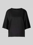 Lanius Regular Fit Blusenshirt mit 3/4-Arm in Black, Größe 34