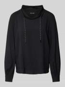 Marc Cain Sweatshirt mit Kapuze in Black, Größe 34