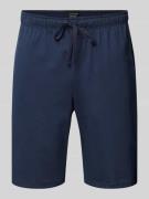 Schiesser Sweatshorts mit Eingrifftaschen in Marine, Größe 48