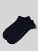 camano Sneakersocken mit Label-Stitching Modell 'Bamboo' im 2er-Pack i...