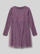 Name It Kleid mit Tüll  Modell 'MINI DOTS' in Mauve, Größe 104