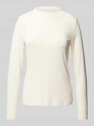 Christian Berg Woman Longsleeve mit Turtleneck in Offwhite, Größe L