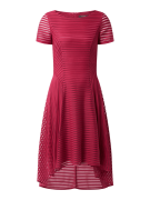 Vera Mont Cocktailkleid mit Streifenmuster in Fuchsia, Größe 46