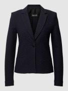 Emporio Armani Blazer mit Streifenmuster in Marine, Größe 42