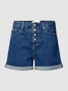 Calvin Klein Jeans Mom Fit Jeansshorts aus reiner Baumwolle mit Label-...