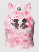 Guess Tanktop mit Rundhalsausschnitt Modell 'BOY AND GIRL' in Hellrosa...