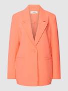 mbyM Blazer mit Reverskragen Modell 'Maeva' in Apricot, Größe L