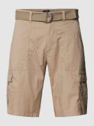 MCNEAL Cargoshorts inklusive Gürtel in Beige, Größe M