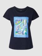 Christian Berg Woman T-Shirt mit Motiv-Print in Dunkelblau, Größe 34