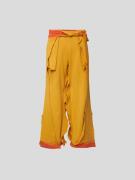 Diesel Sweatpants mit Desrtoyed-Effekten in Orange, Größe L