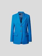 Victoria Beckham Blazer mit Pattentaschen in Blau, Größe 34